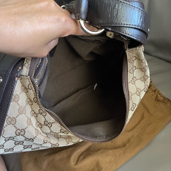 Gucci Cream and Brown Shoulder Bag - Picture 7 of 8